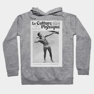 La Culture Physique - Vintage Physique Muscle Male Model Magazine Cover Hoodie